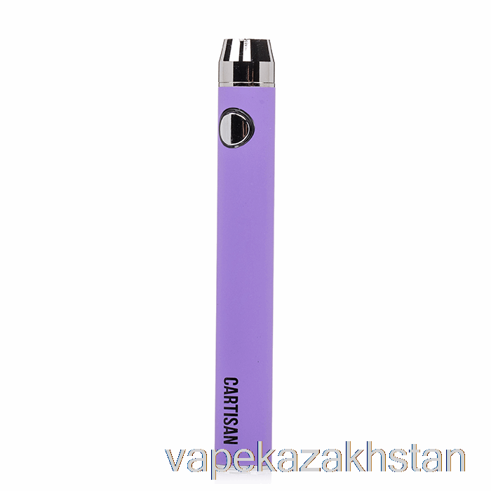 Vape Smoke Cartisan Button VV 900 Dual Charge 510 Battery [Micro] Purple